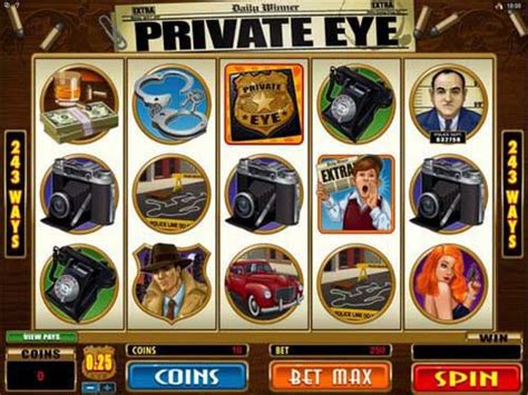 Private Eye Slot review from MicroGaming .